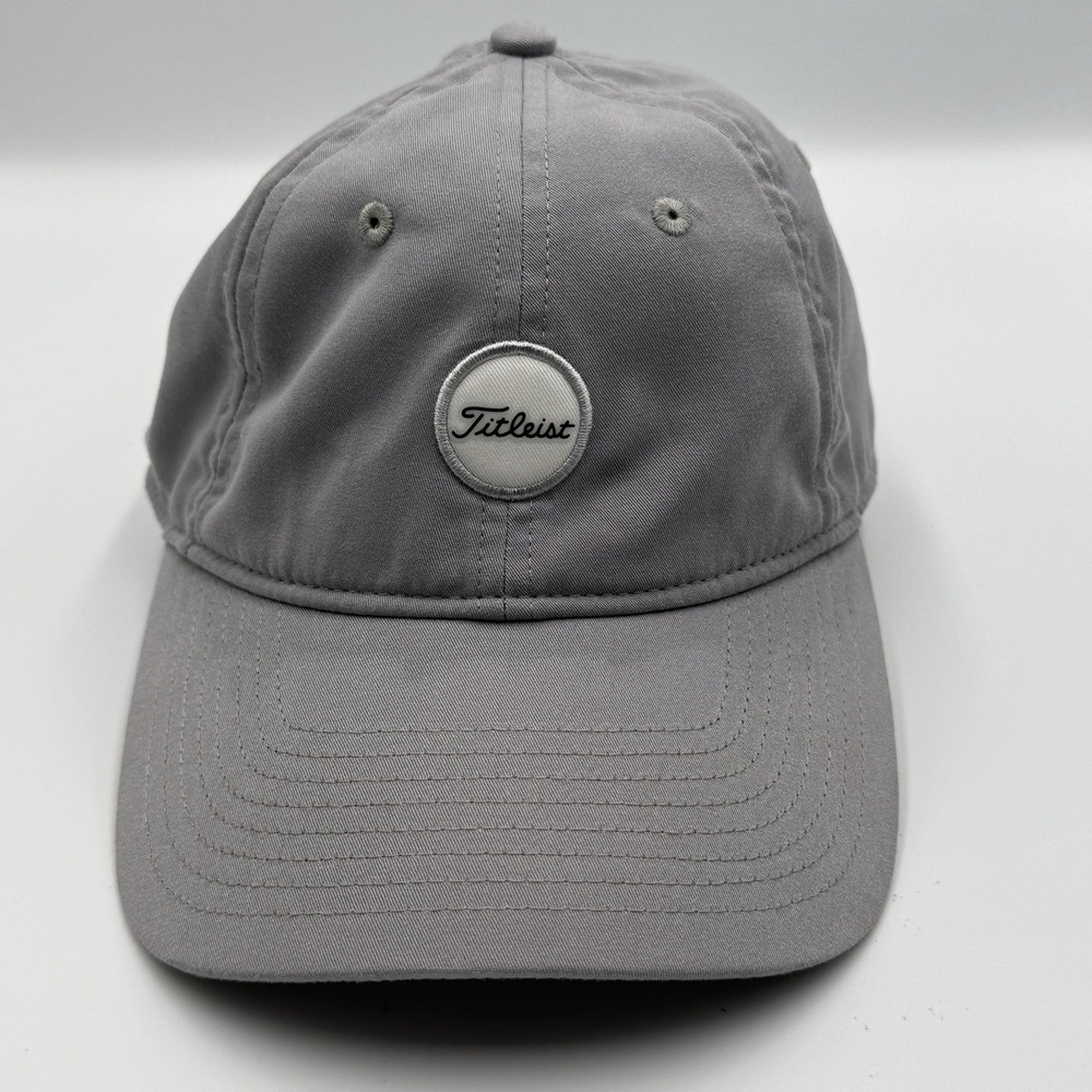 Titleist Adjustable Trucker Golf‎ Hat Cap Heather Gray Lightweight Classic